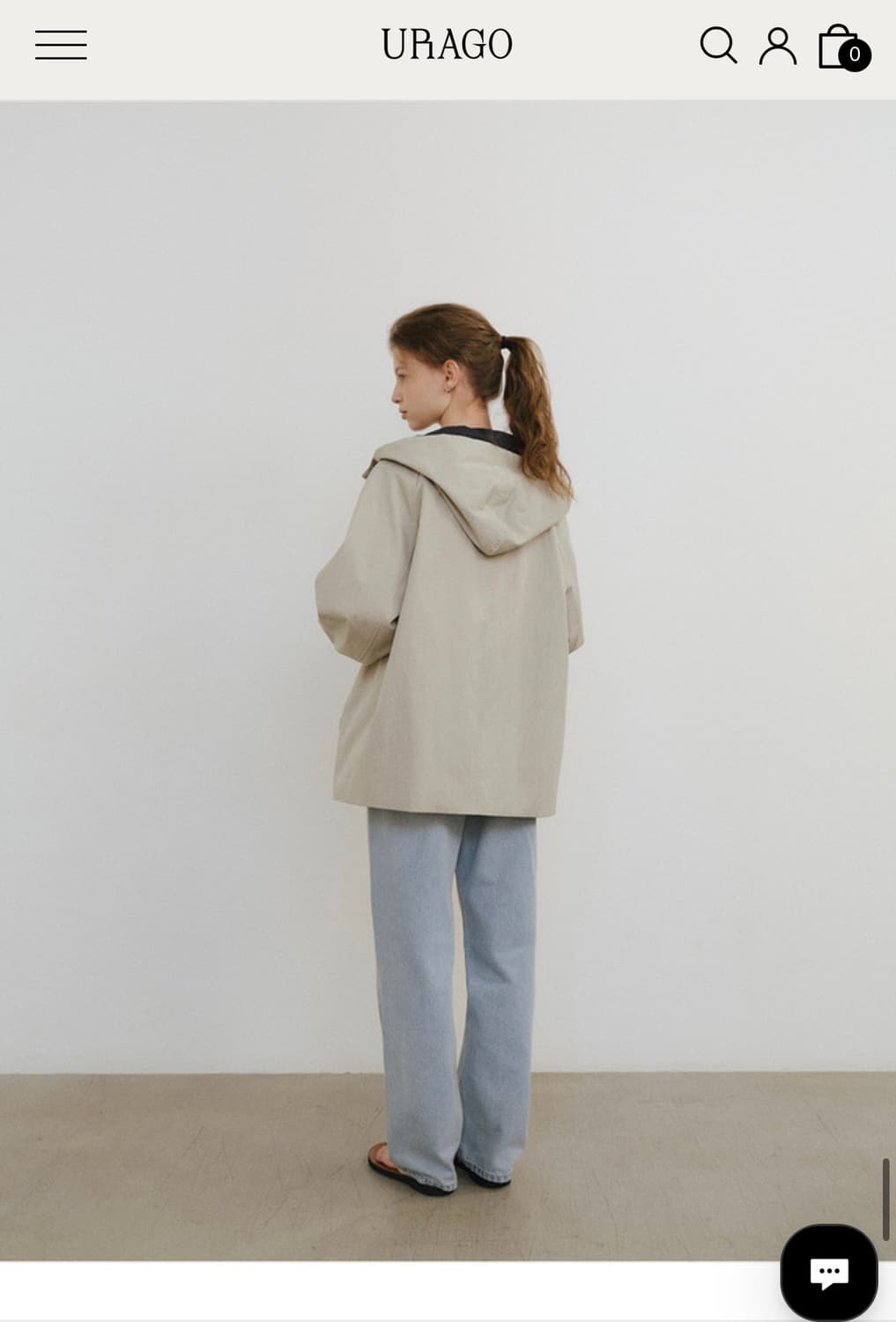 유라고 후드 하프 점퍼 상품이미지4