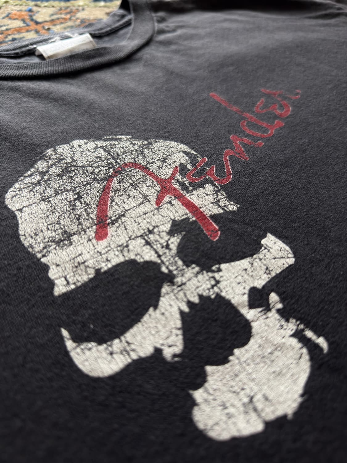 Hard Rock Cafe X Fender skull T-shirt 상품이미지4