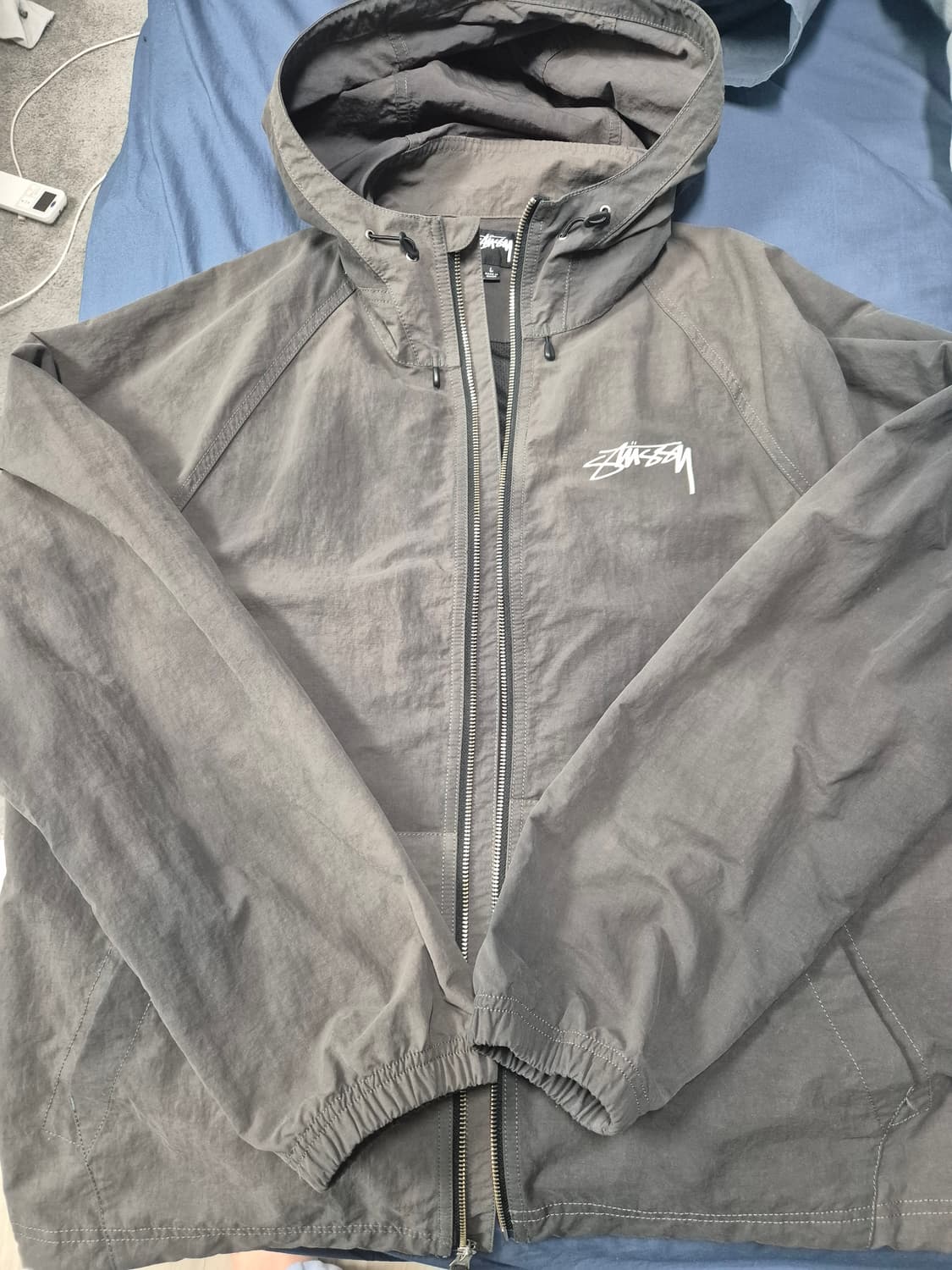 스투시 바람막이 L사이즈 블랙 최상급 상품이미지2