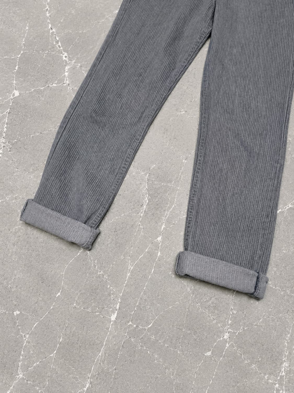 80s Levi's 40509 빈티지 그레이 스트라이프 데님 상품이미지9