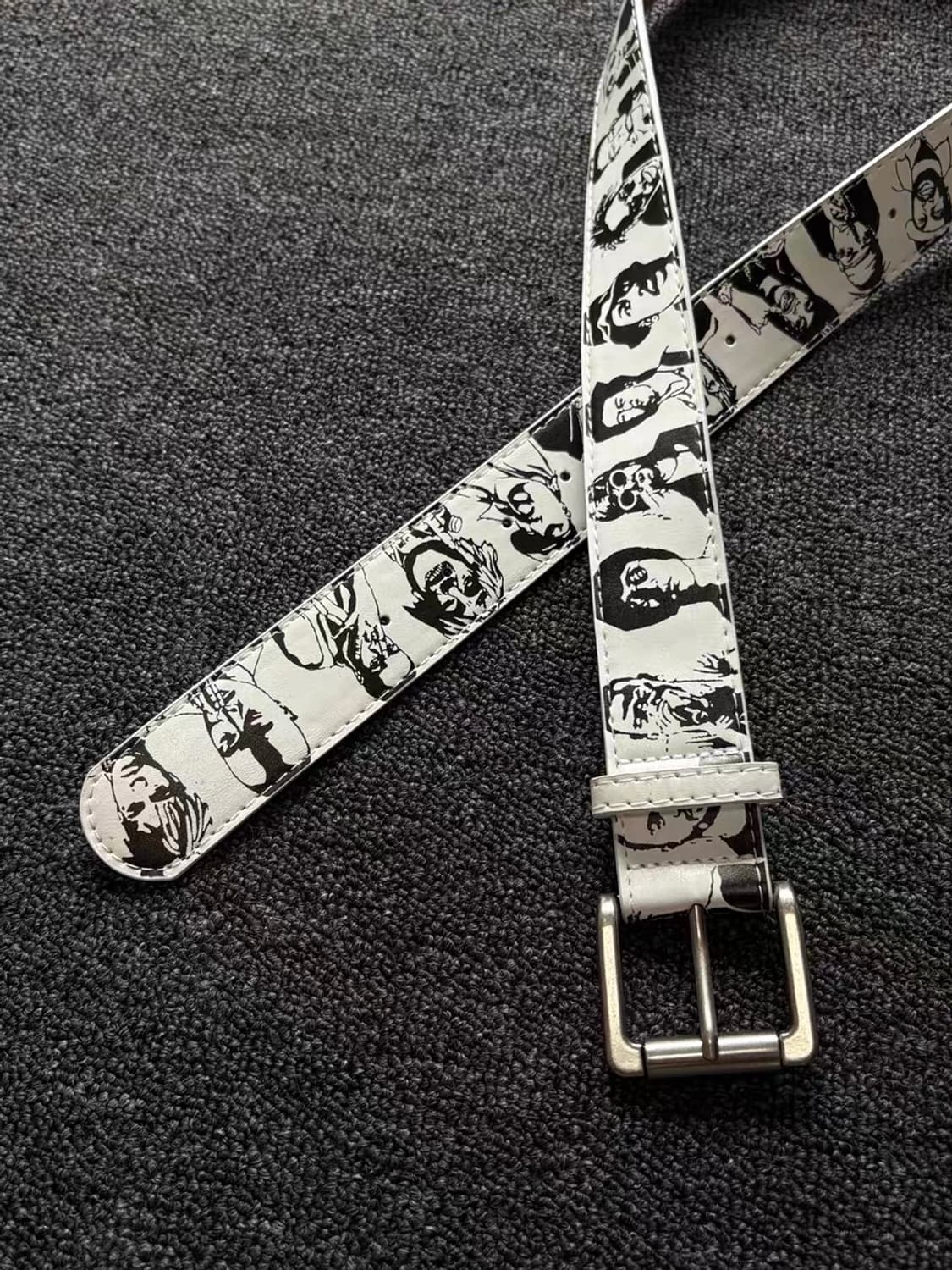 Vintage artist white belt  상품이미지5