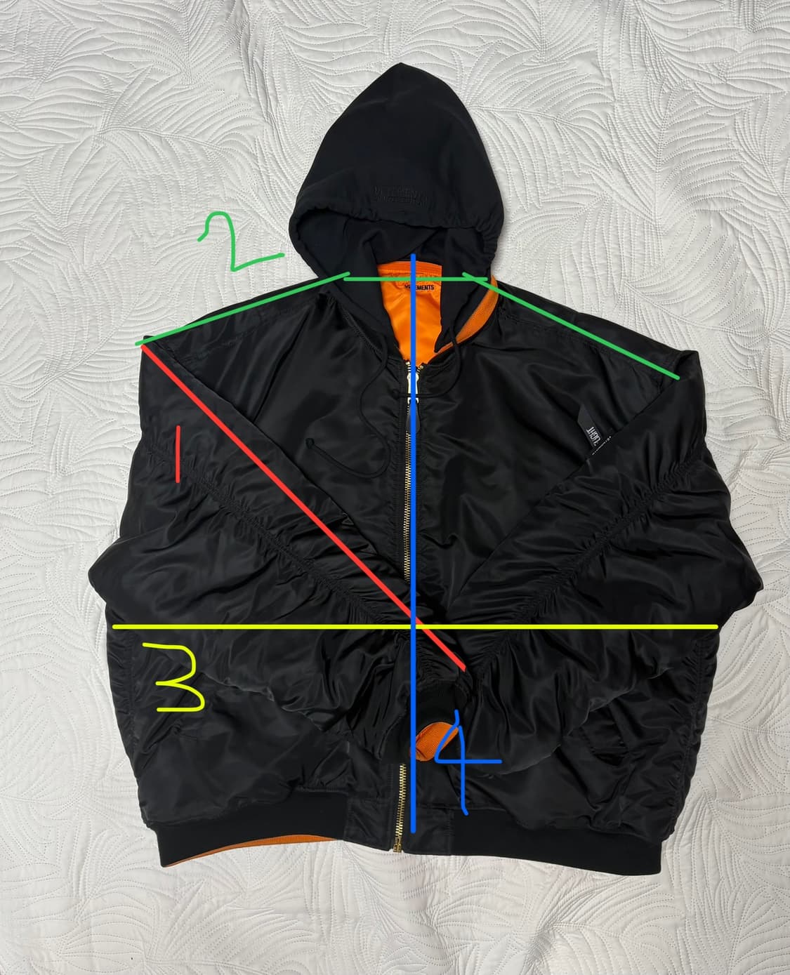 베트멍 알파 봄버 마원 ma-1 L 상품이미지7