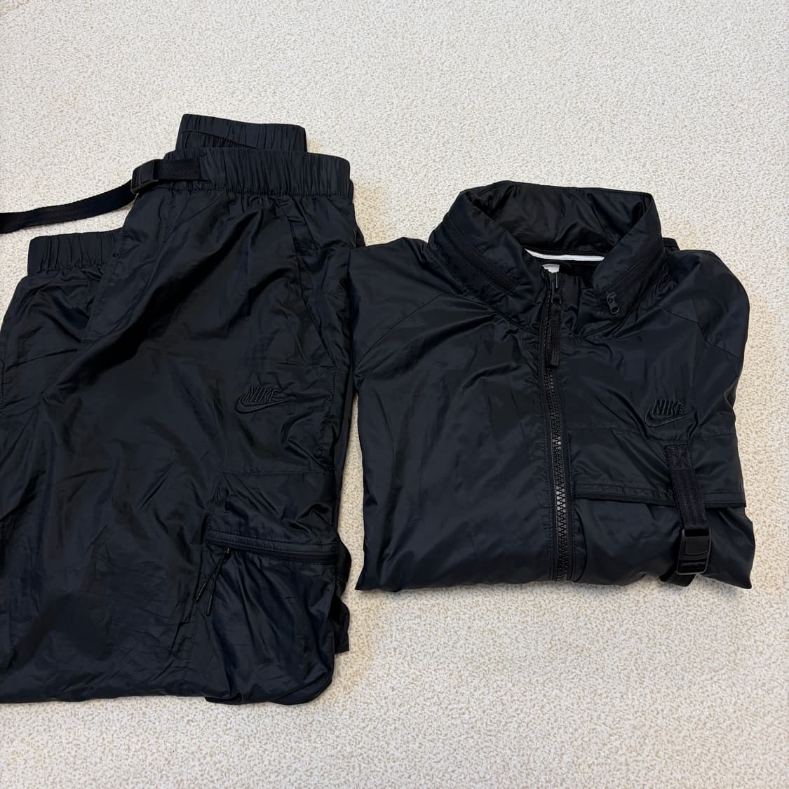 나이키 우븐 트레이닝복 셋업 블랙 상품이미지1