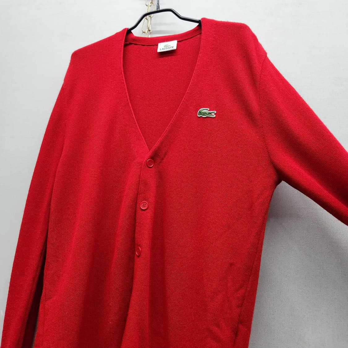 라코스테 로고자수 가디건 5(L) 상품이미지2