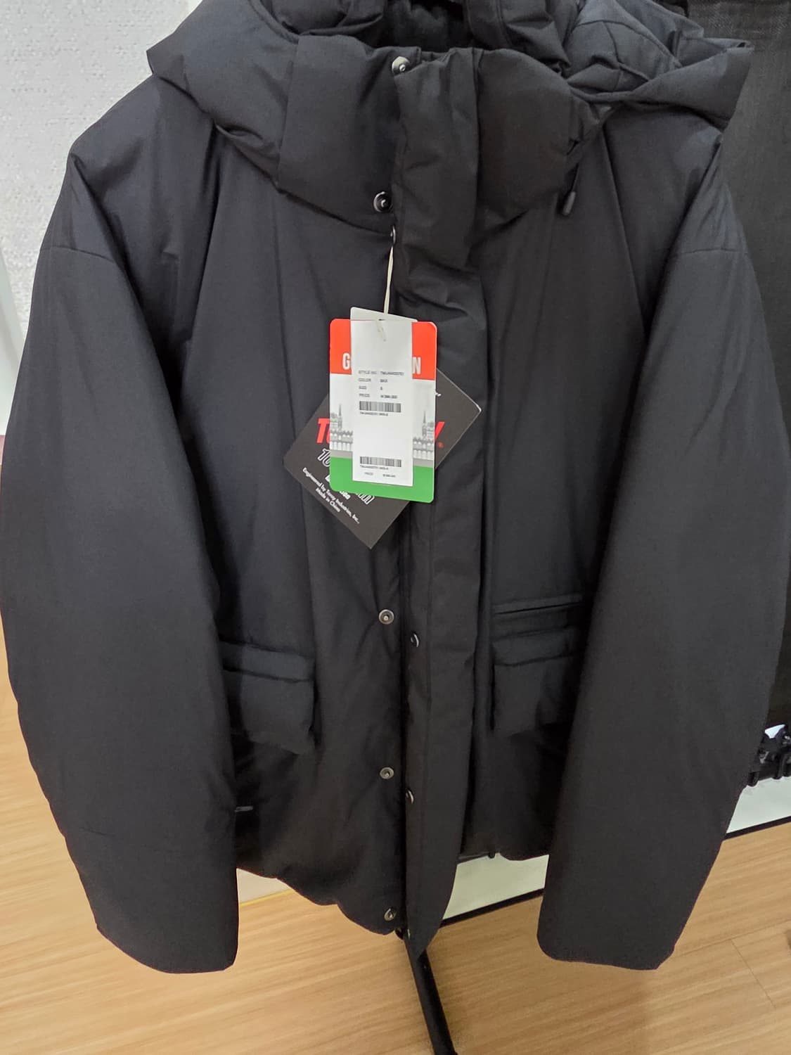 24/7 Toray Delfy goose down 블랙 S 상품이미지2