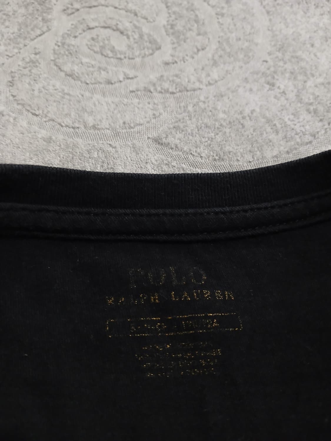 폴로 랄프로렌 블랙 반팔 티셔츠 S
 상품이미지4