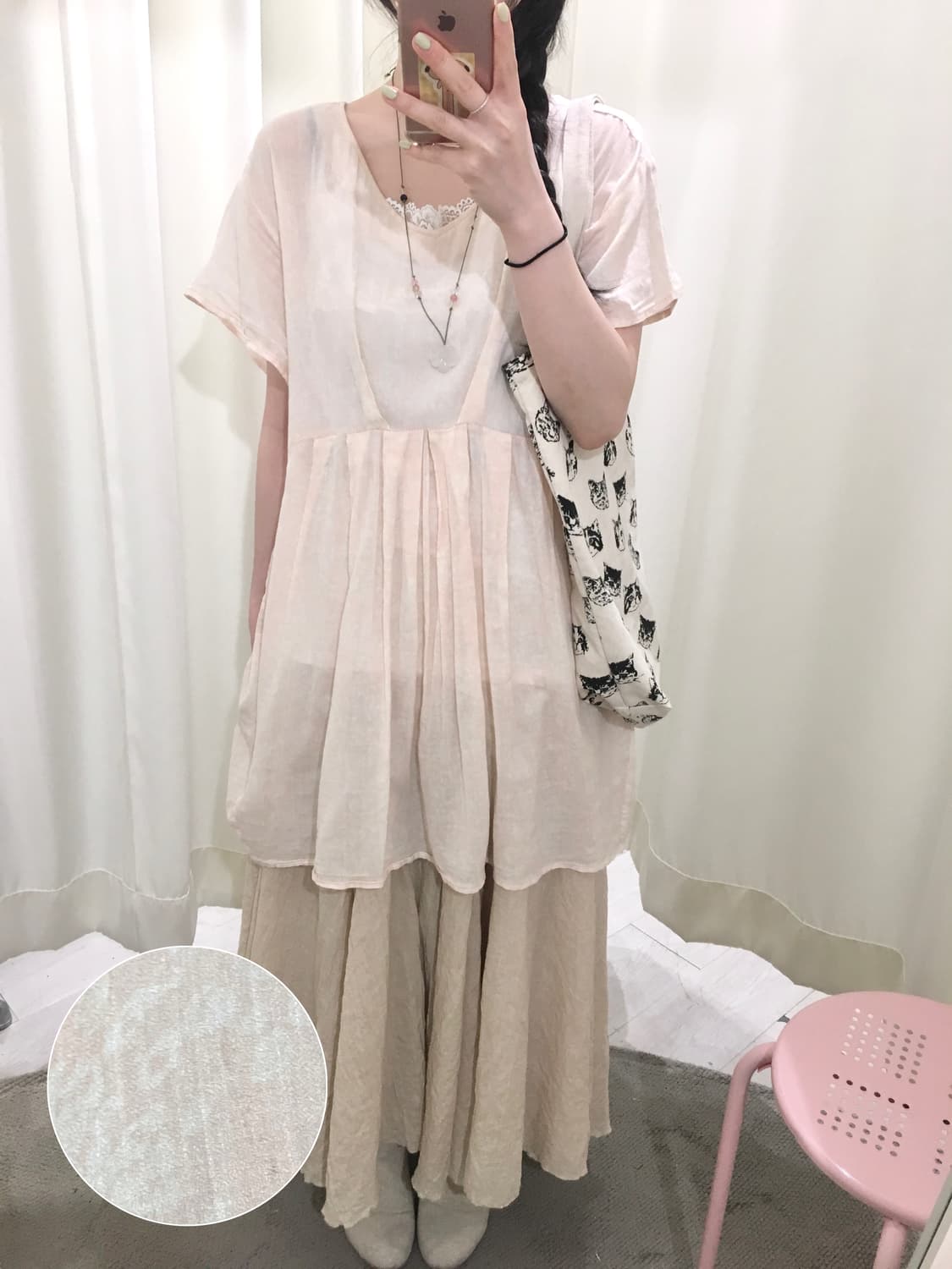 Chocol raffine sakura blouse 상품이미지1