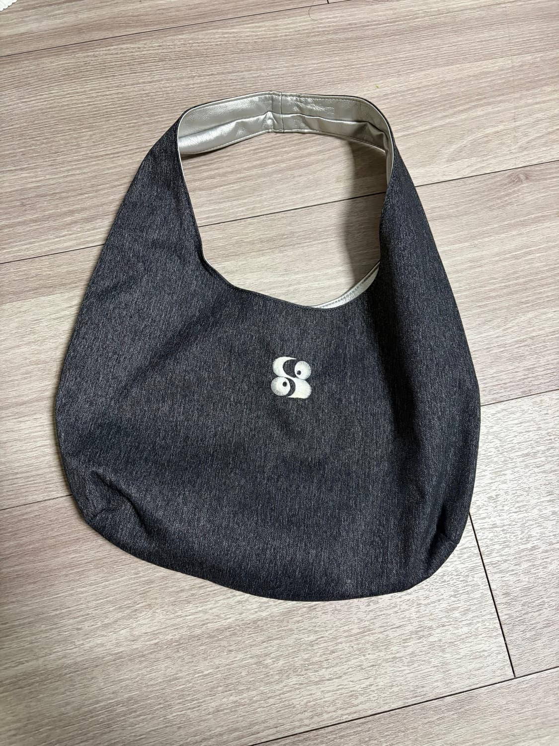 카나리 미니 투웨이 숄더백 (실버/데님) 상품이미지4