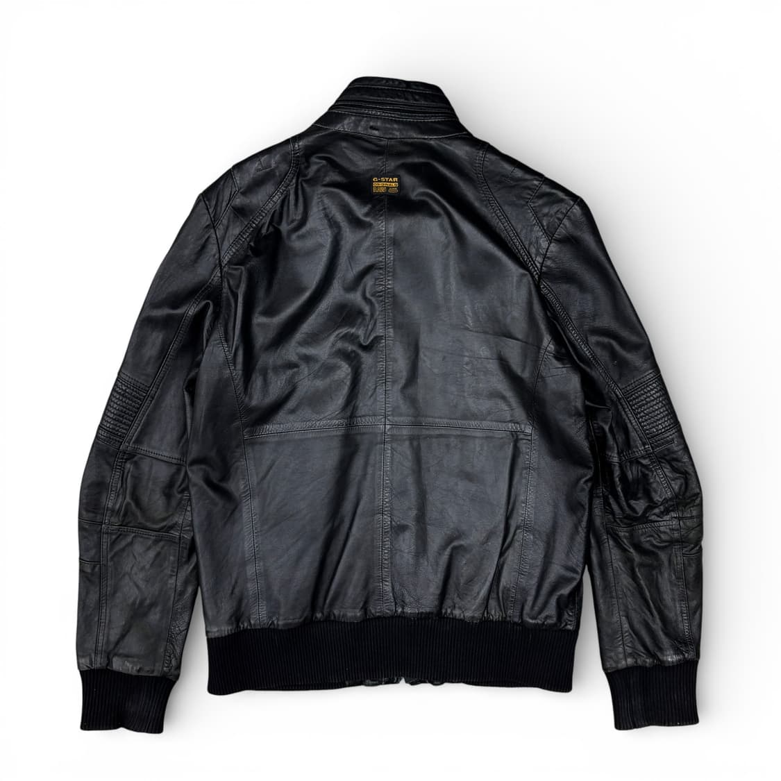지스타 로우 New Macc 레더 봄버 자켓 상품이미지3