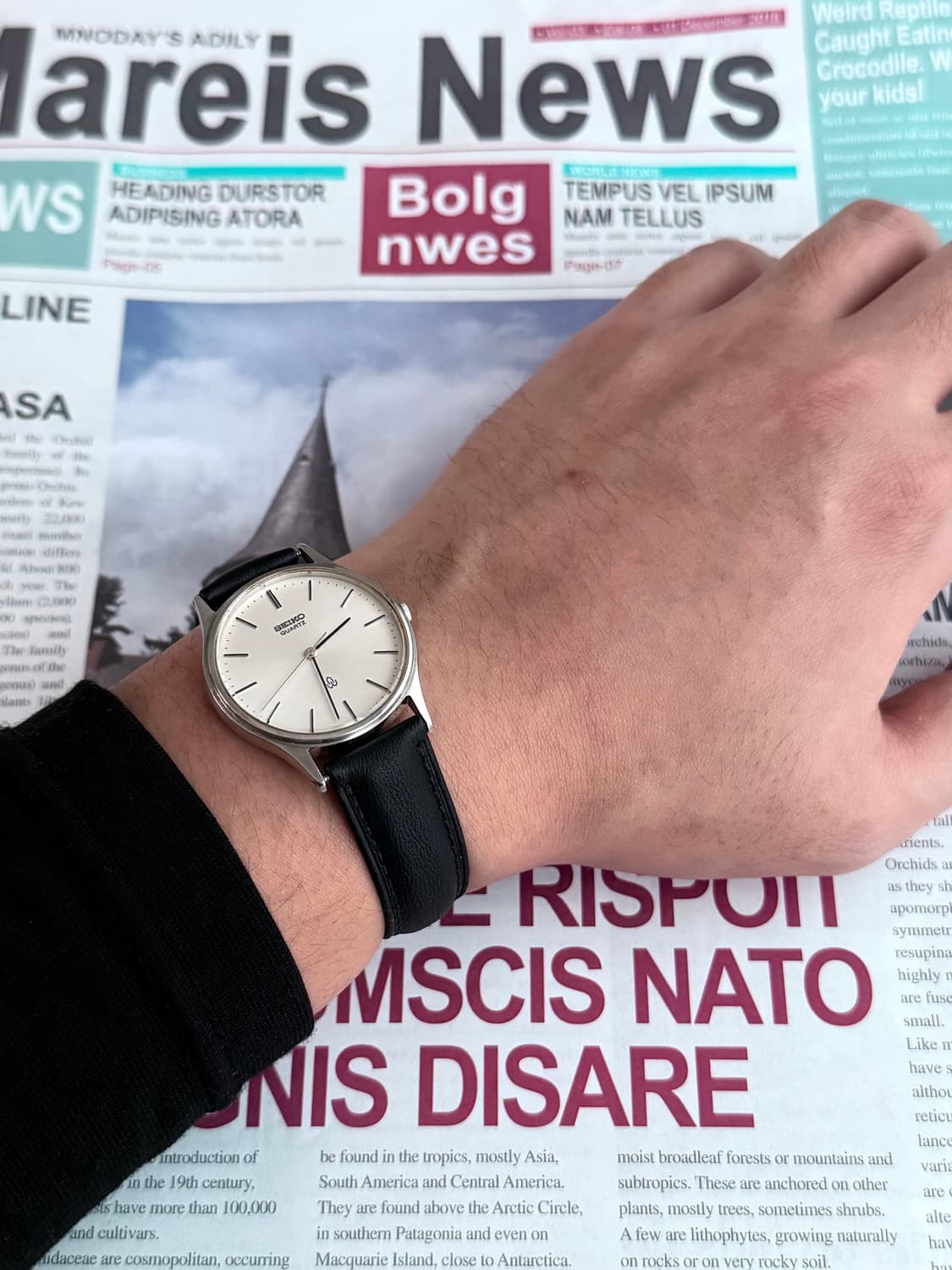 세이코 Seiko 쿼츠 래더 상품이미지4