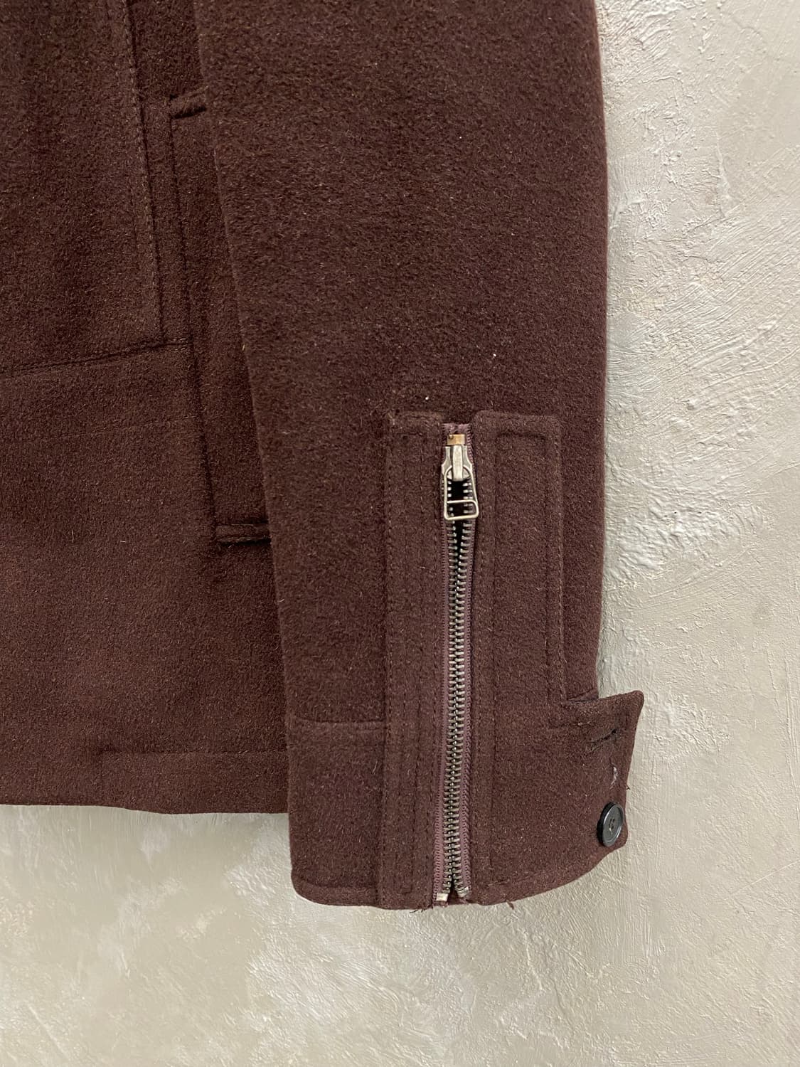 [M] Kai-aakmann 카이아크만 브라운 캐시미어 블렌디드 자켓 상품이미지4