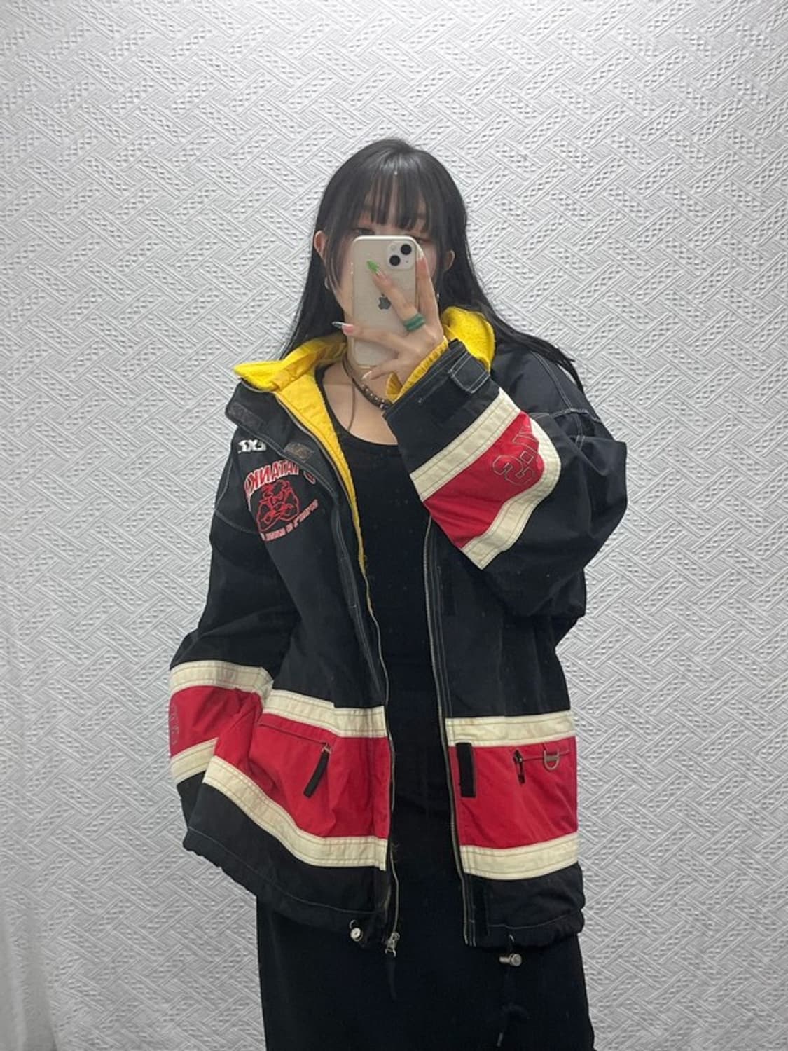 재팬 빈티지 올드스쿨 키치 스트릿 스노우 자켓 110 C08923 상품이미지2