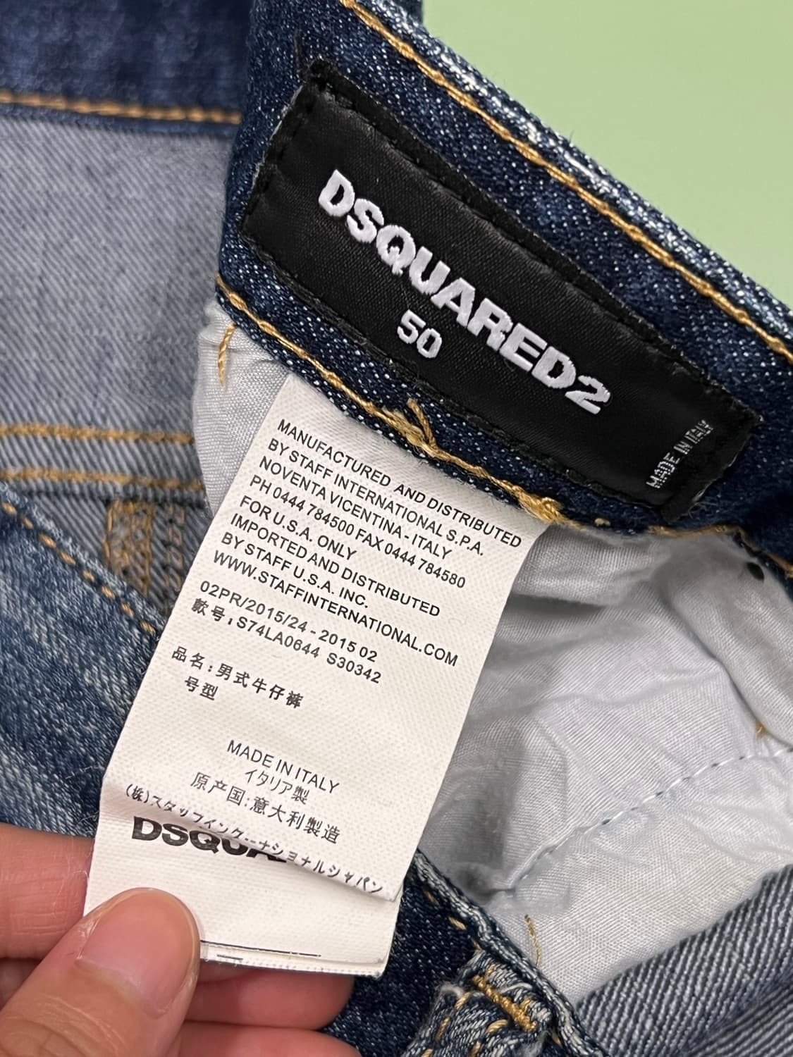 (50) 디스퀘어드2 불릿페인팅 타이디 바이커진 상품이미지4