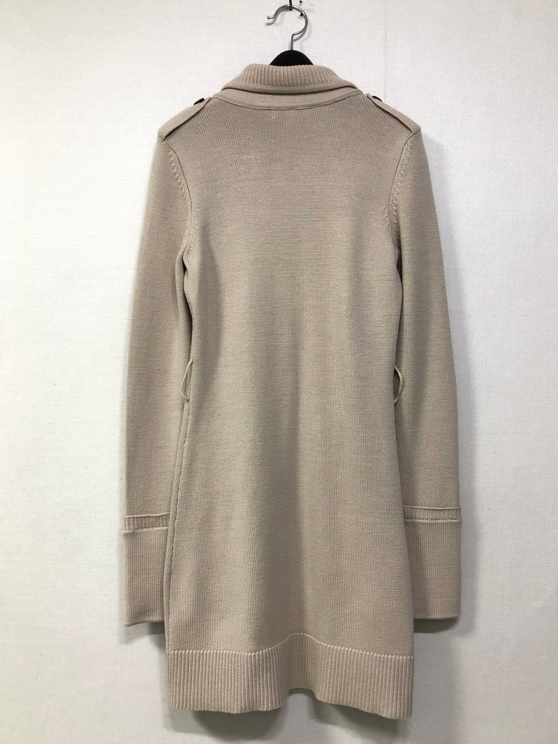 버버리 런던 여성 슬림핏 메리노 울100% 카라 롱 가디건 S 상품이미지7