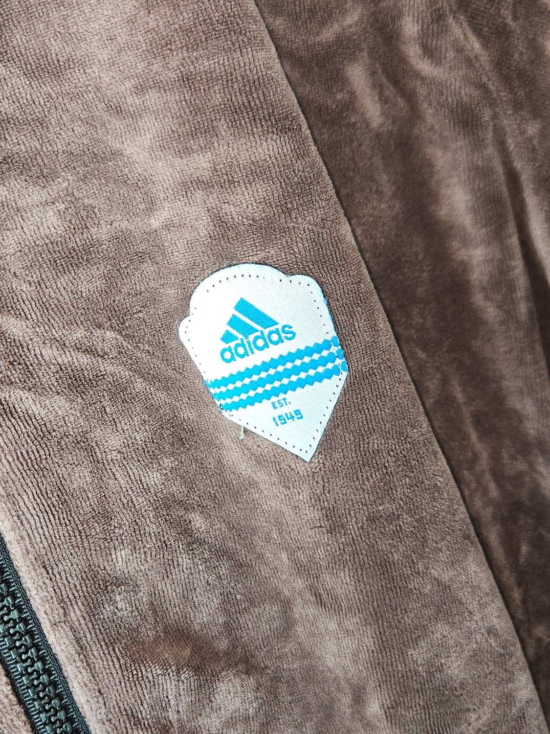 아디다스 벨벳 y2k 초코나무숲 트랙탑 져지 대장 자켓 90 상품이미지3