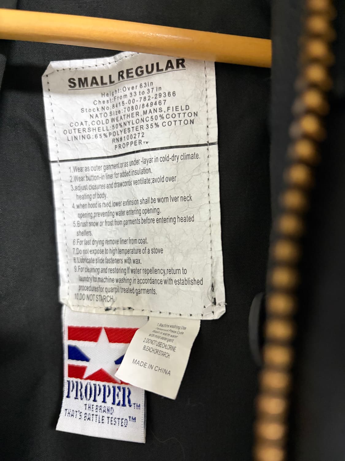 M65 블랙 필드자켓 s-r 상품이미지3