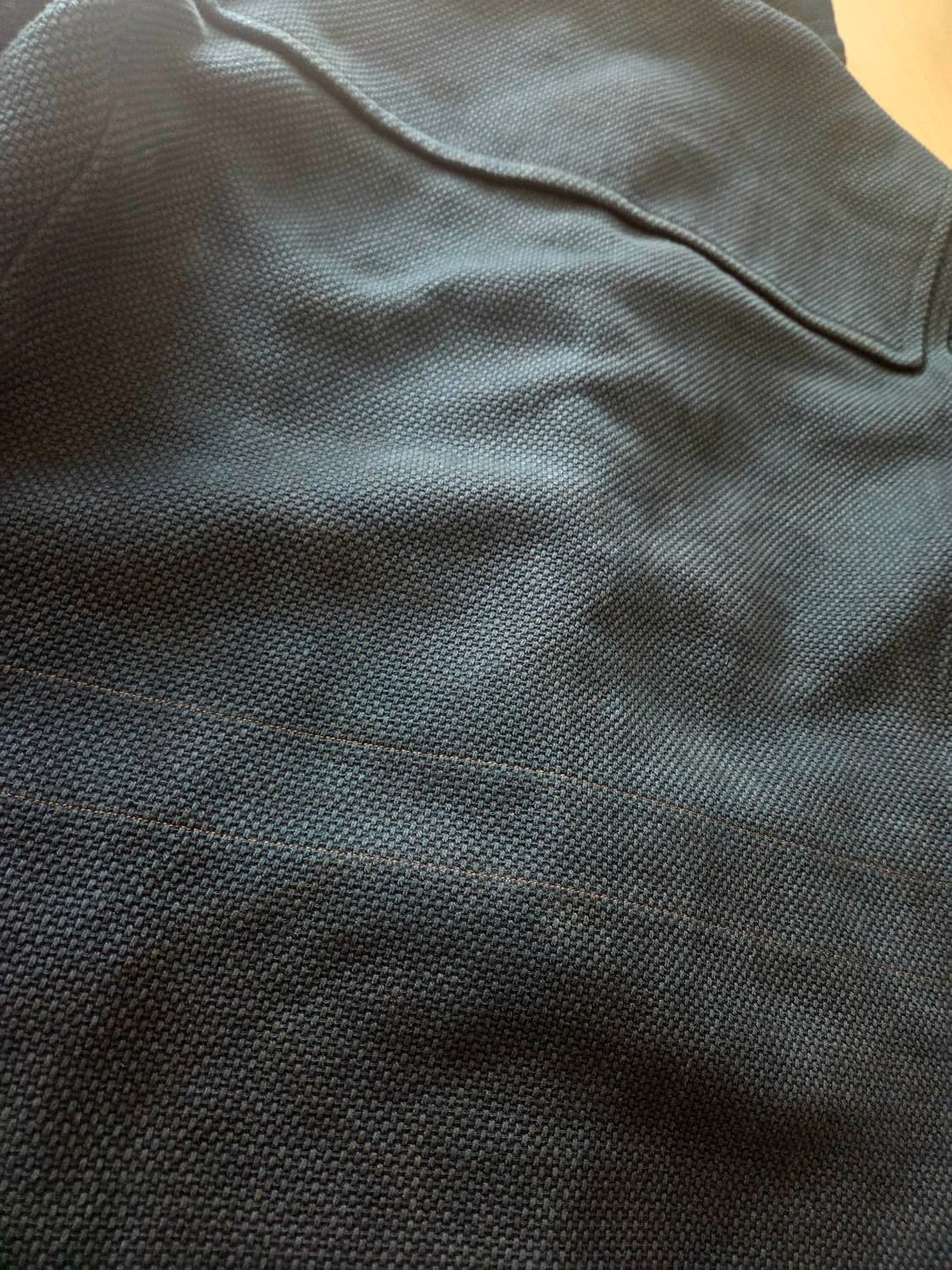 XL) rrl 리미티드에디션 인디고 다잉 켄도 원단 더플코트 팝니다. 상품이미지5