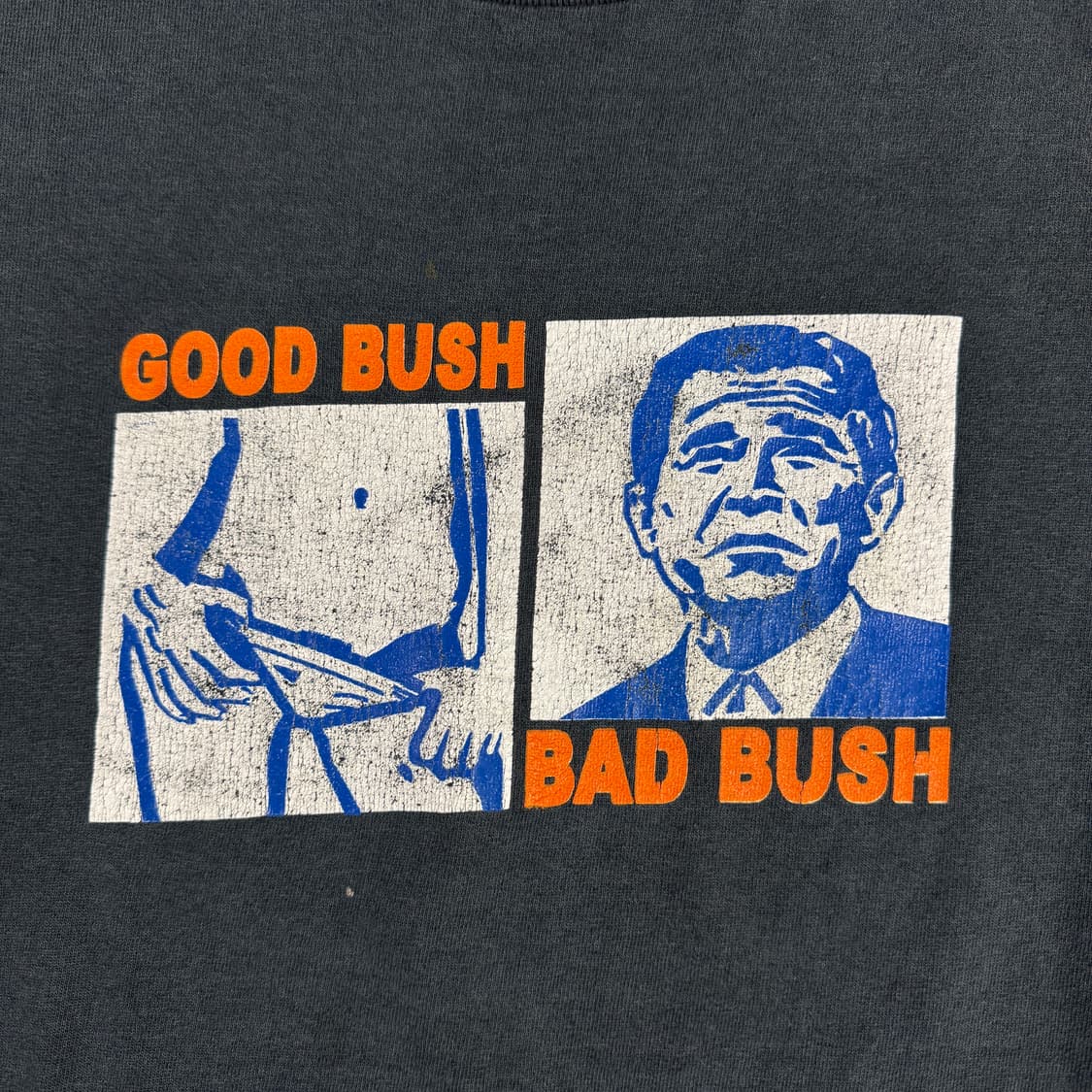 빈티지 부시 패러디 유머 티셔츠 Bush Parody Tee 상품이미지3