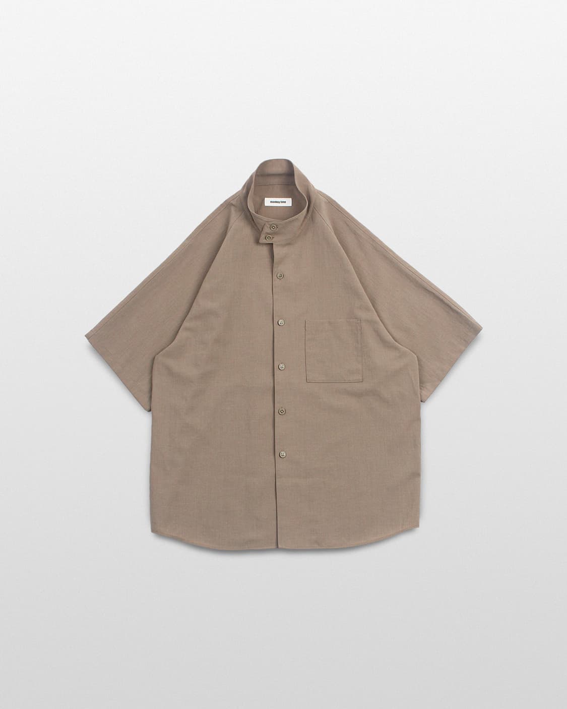 MONKEY TIME Dog Ear Collar Raglan Shirt 상품이미지1