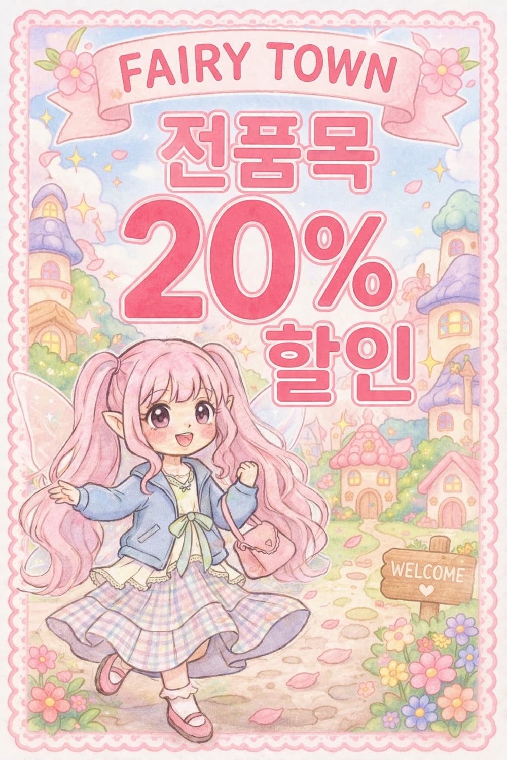 🧚Fariy Town 전품목 20%할인 4/14일까지! 🧚 상품이미지1