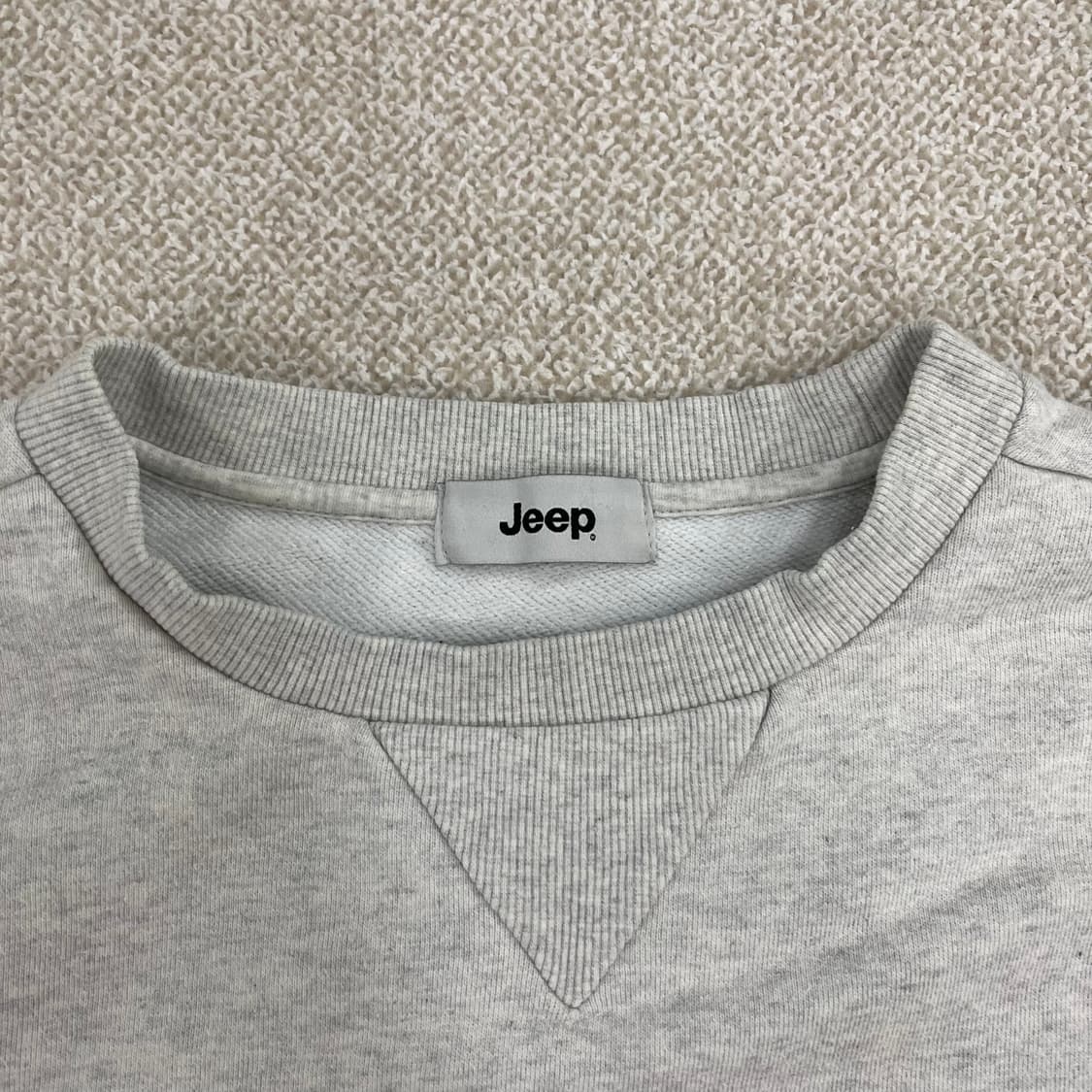 100 지프 빅로고 프린팅 맨투맨 0123M 상품이미지2