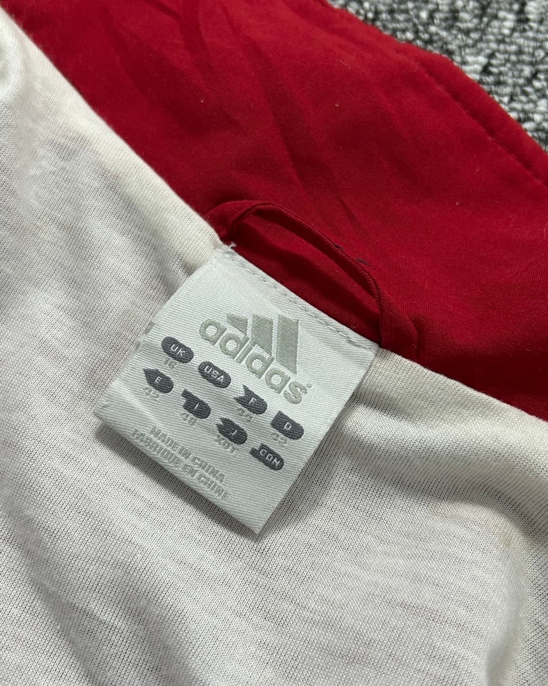 아디다스 올드스쿨 레드 바람막이  상품이미지7