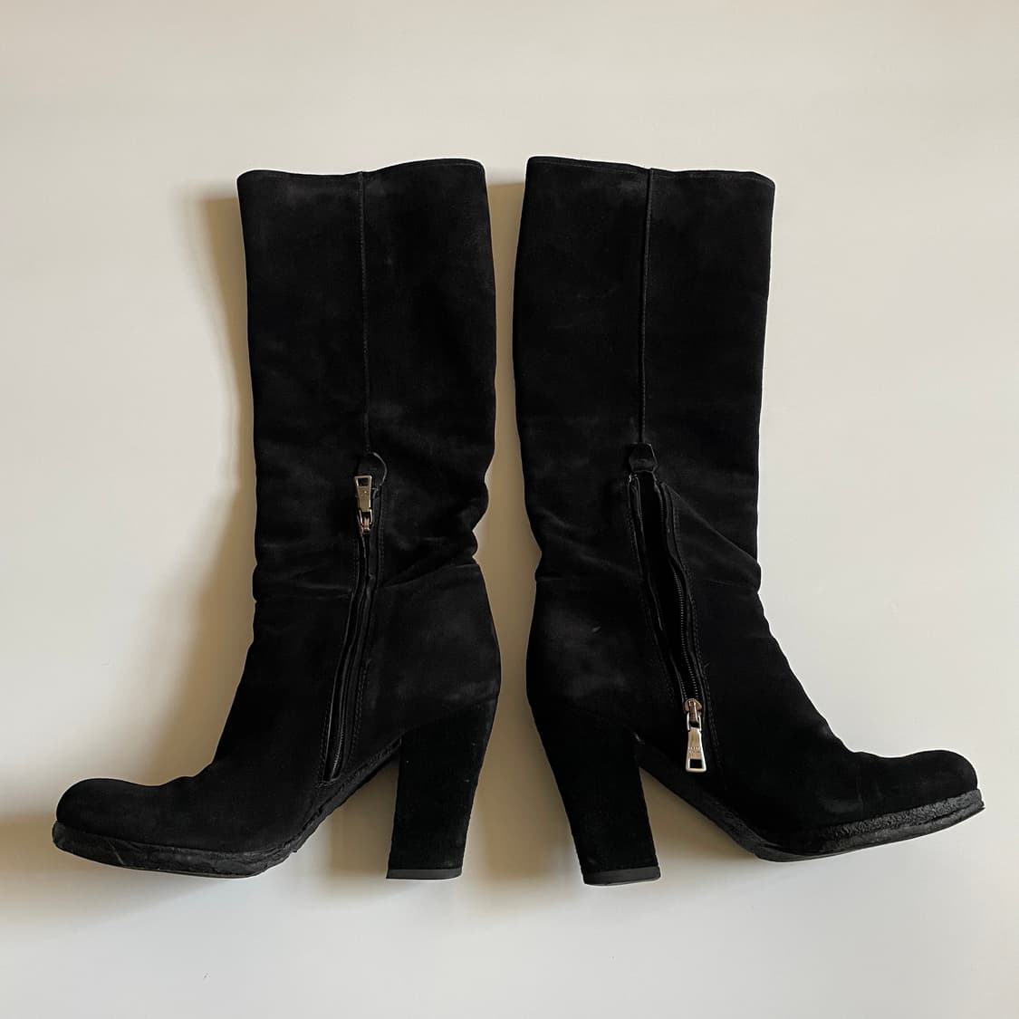 프라다 스웨이드 롱 부츠 36.5 상품이미지2