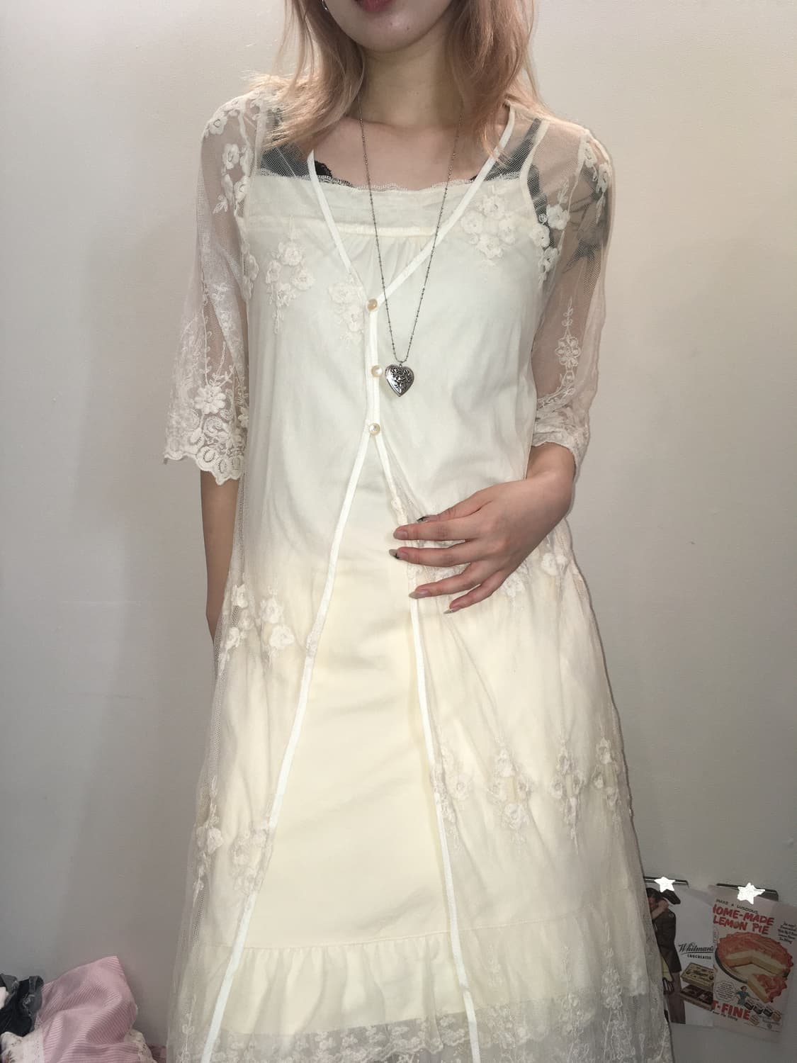 jpn vintage 페어리 레이스 자켓 상품이미지1
