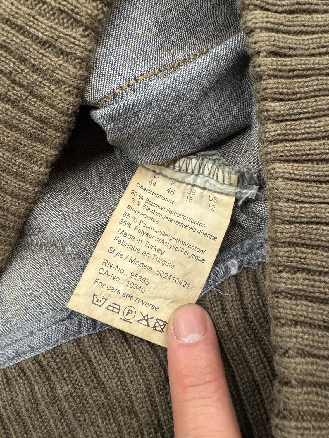 American Vintage 여성 니트 데님 지업자켓 상품이미지4