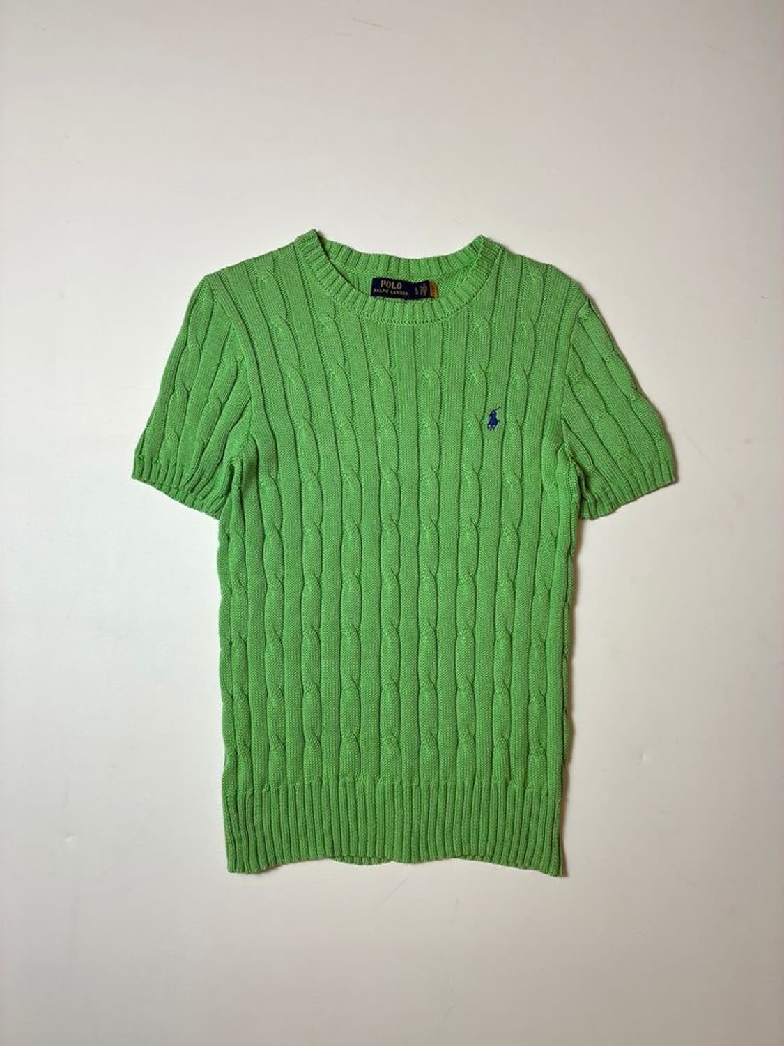 폴로 랄프로렌 큐알 신형 우먼스 반팔 니트 PN8099 상품이미지1