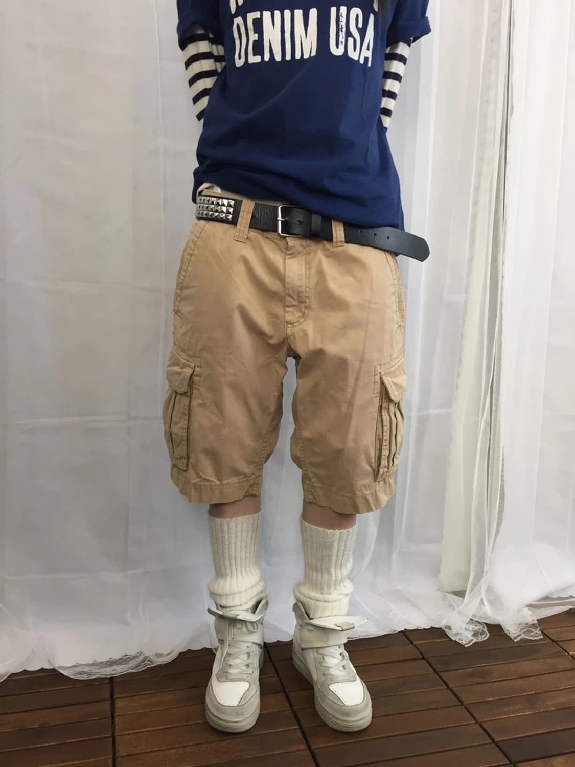 Tommy Hilfiger Beige Cargo Shorts 상품이미지1