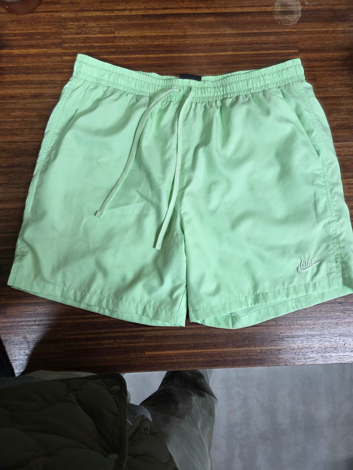 나이키 우븐플로우 쇼츠 반바지 xxl 베이퍼그린 연두 상품이미지1