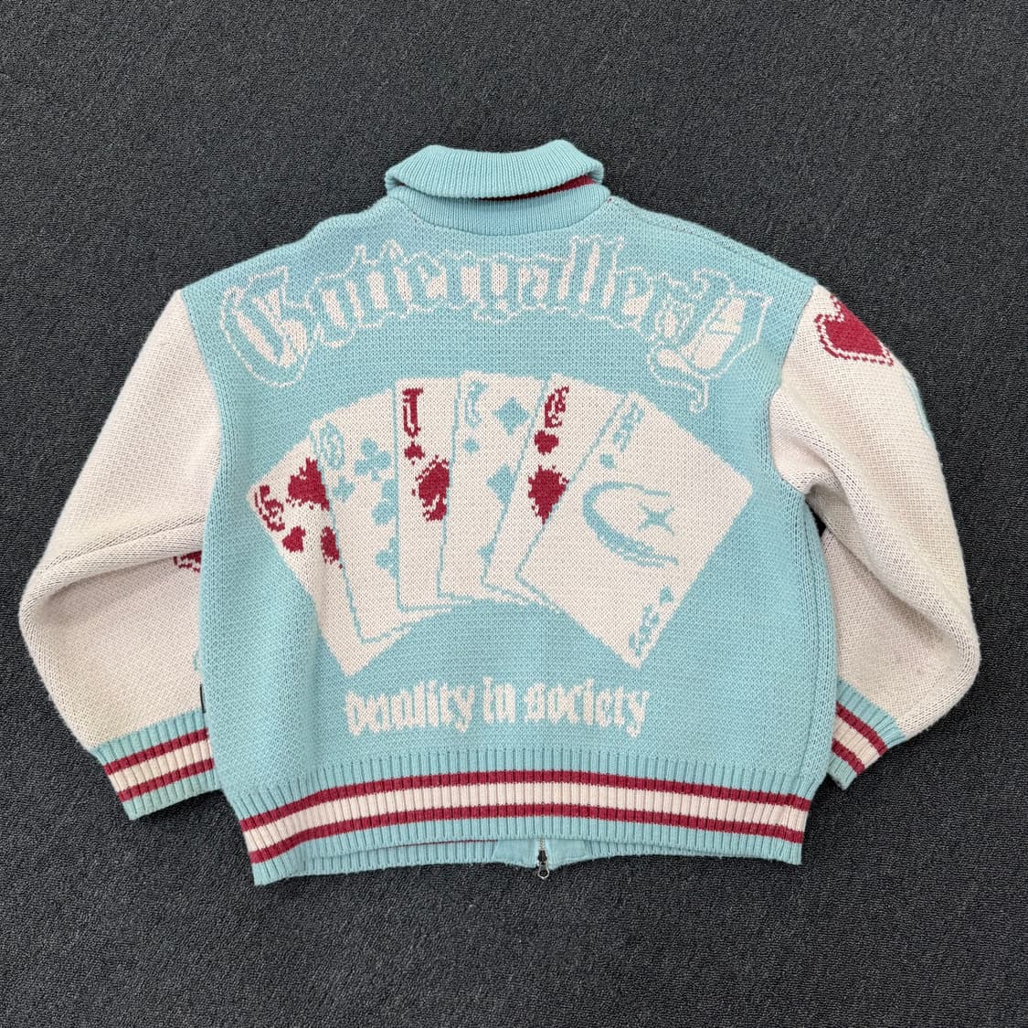 가터갤러리 포커 코위찬 니트 집업 상품이미지5