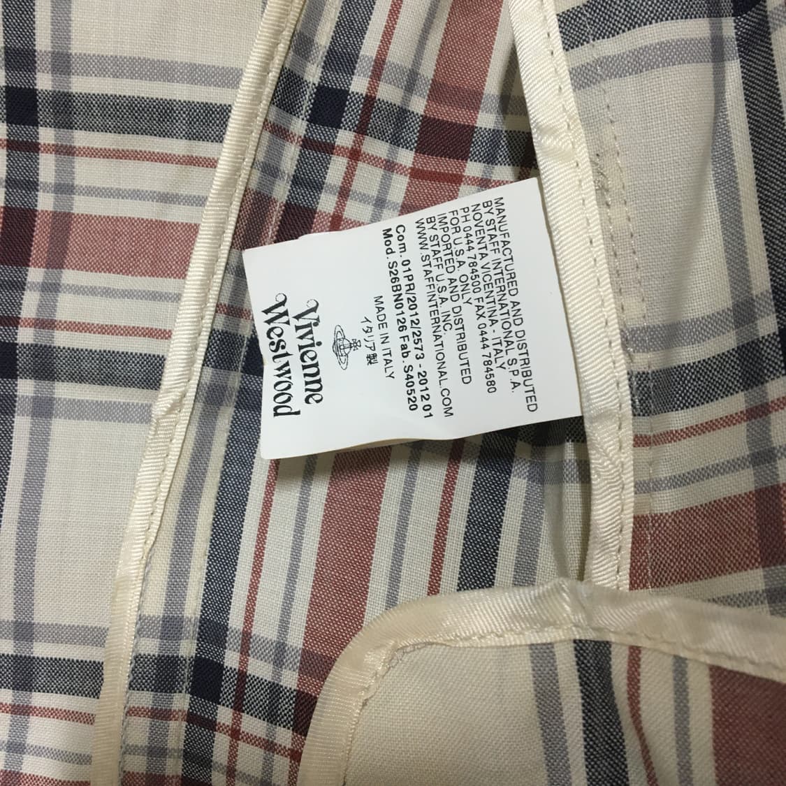 vivienne westwood체크 자켓 상품이미지8
