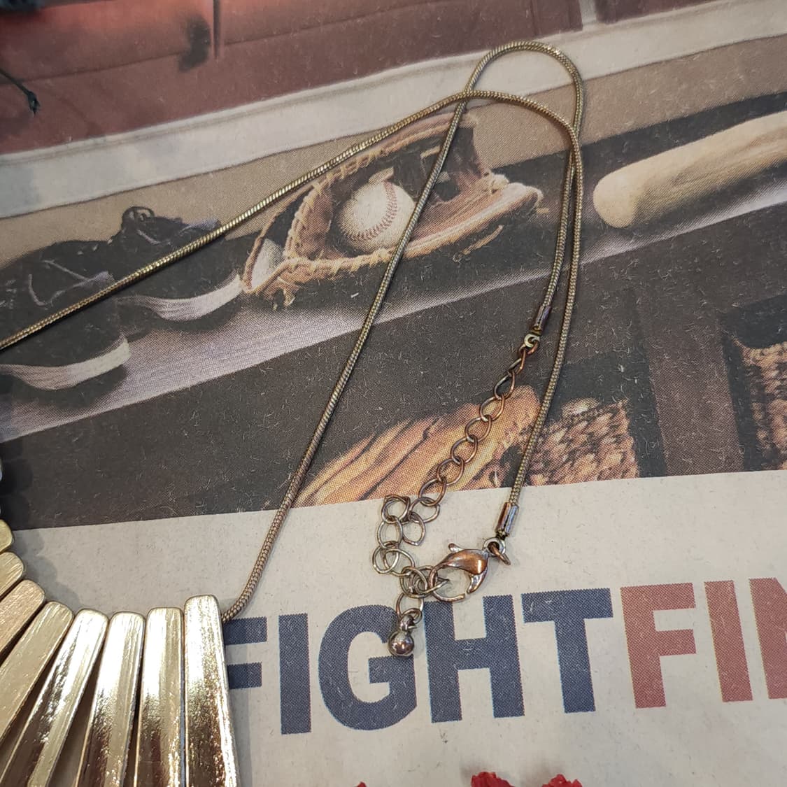 90s 프랑스 빈티지 목걸이 썬버스트 스테이트먼트 목걸이 이집트 목걸이 상품이미지5