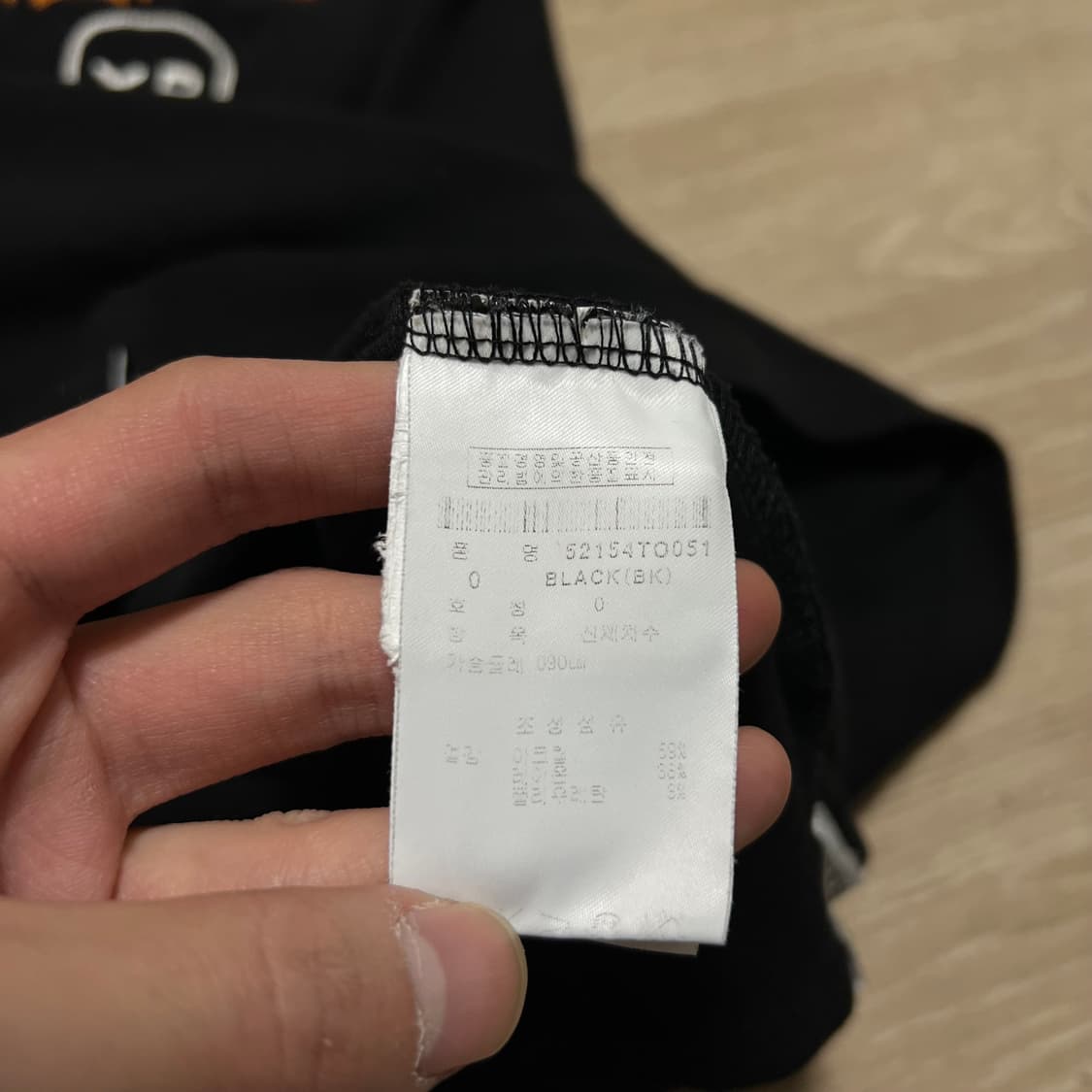 파리게이츠 여성 골프웨어 자수로고 터틀넥 긴팔 카라티 [블랙] 0사이즈 상품이미지7