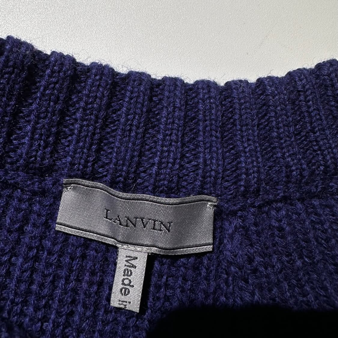 (매장판) 랑방 숄더 버튼 울 라운드 니트 상품이미지5