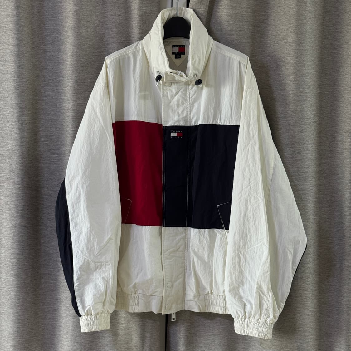 [L] 타미힐피거 KITH 트랙 자켓 화이트 상품이미지2