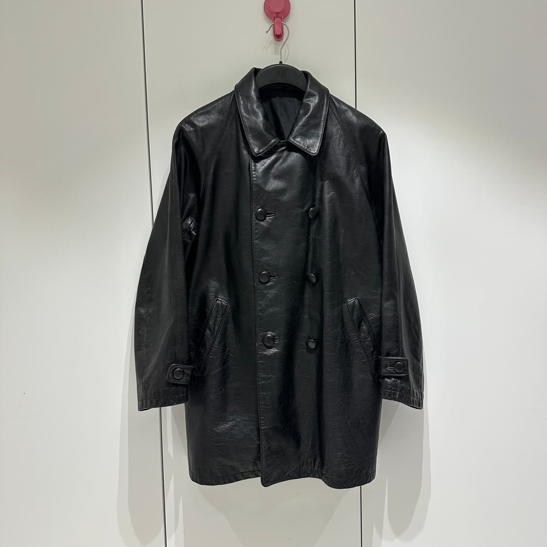 더반 인터메쪼 레더 피코트 자켓 상품이미지3