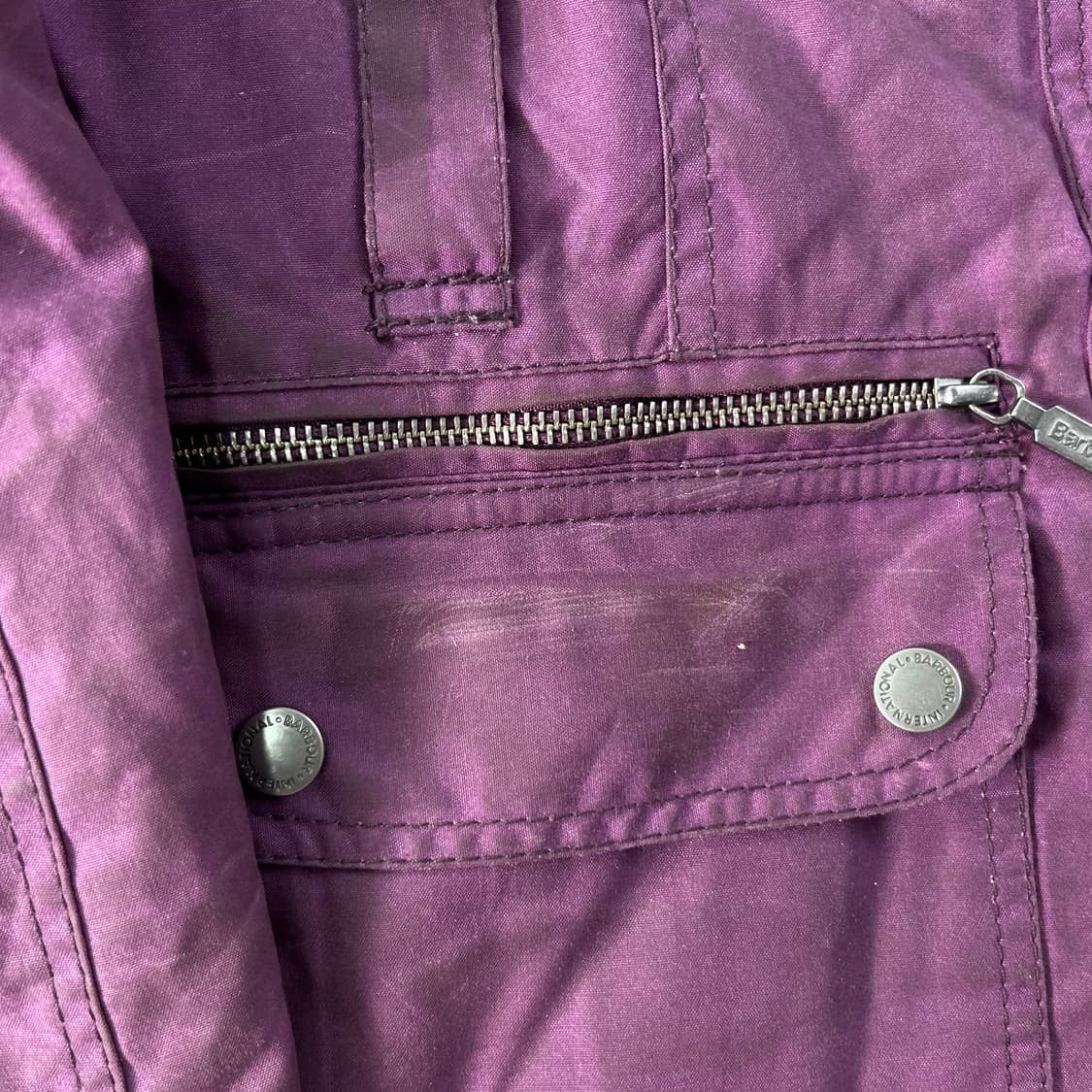 W 100 바버 인터네셔널 파이어블레이드 왁스 자켓 상품이미지4