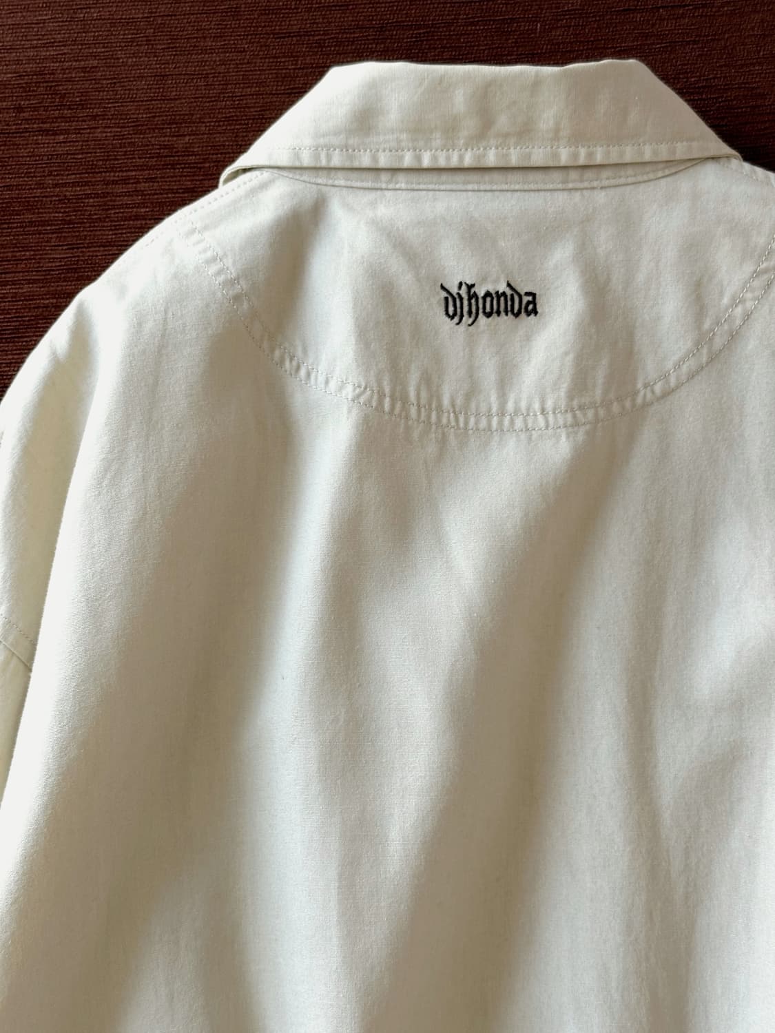 Logo point cotton loose blouson 상품이미지5