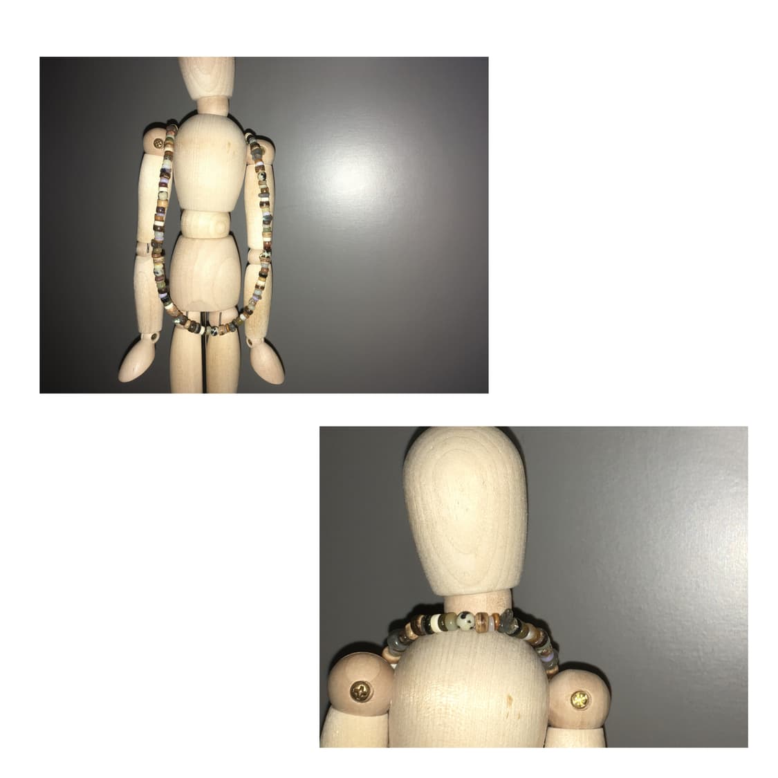 [악] 빈티지 믹스비즈 목걸이 상품이미지2