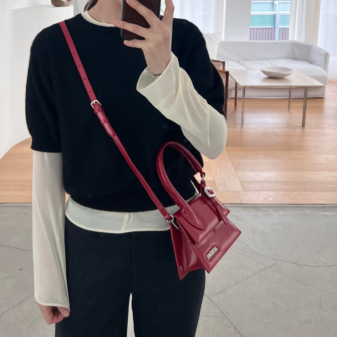 자크뮈스 르 치키토 모옌 토트백 (레드) 상품이미지10