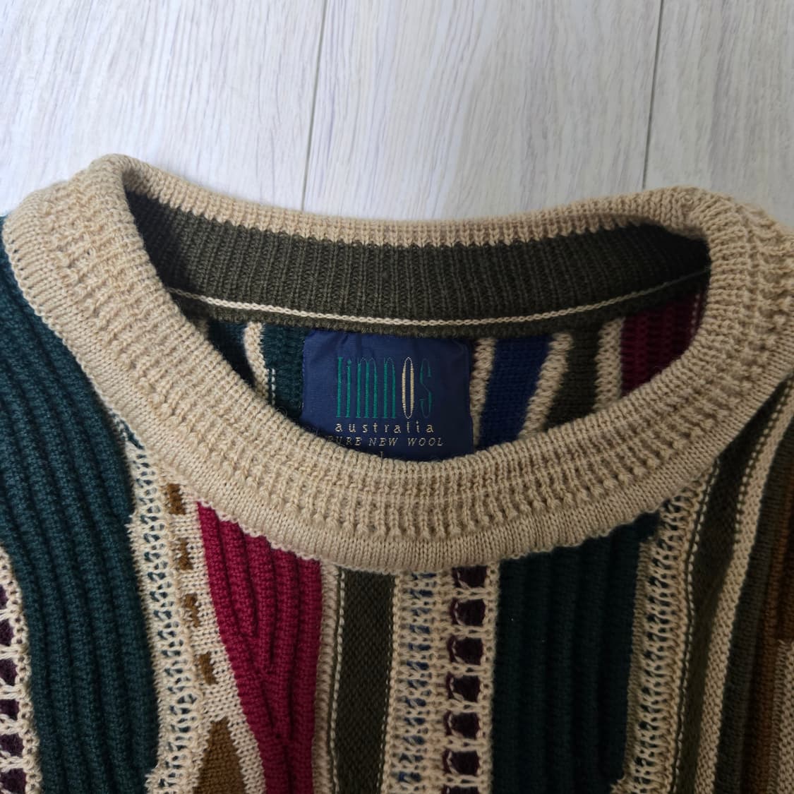 Limnos Australia 퓨어 울 케이블 니트 상품이미지2