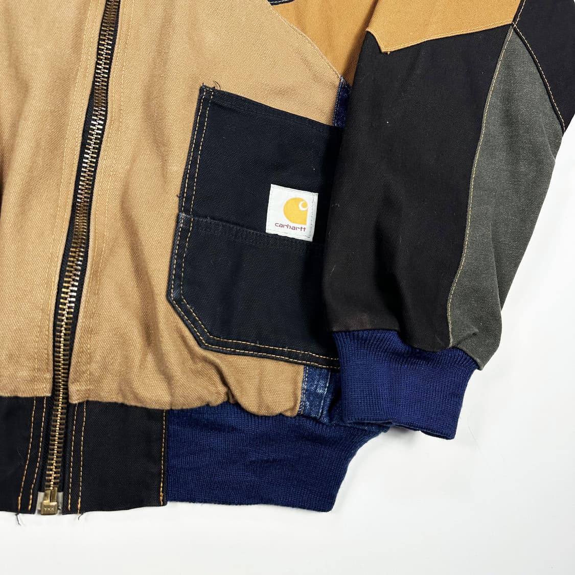 칼하트 패치워크 리메이크 액티브 워크자켓 L 상품이미지4