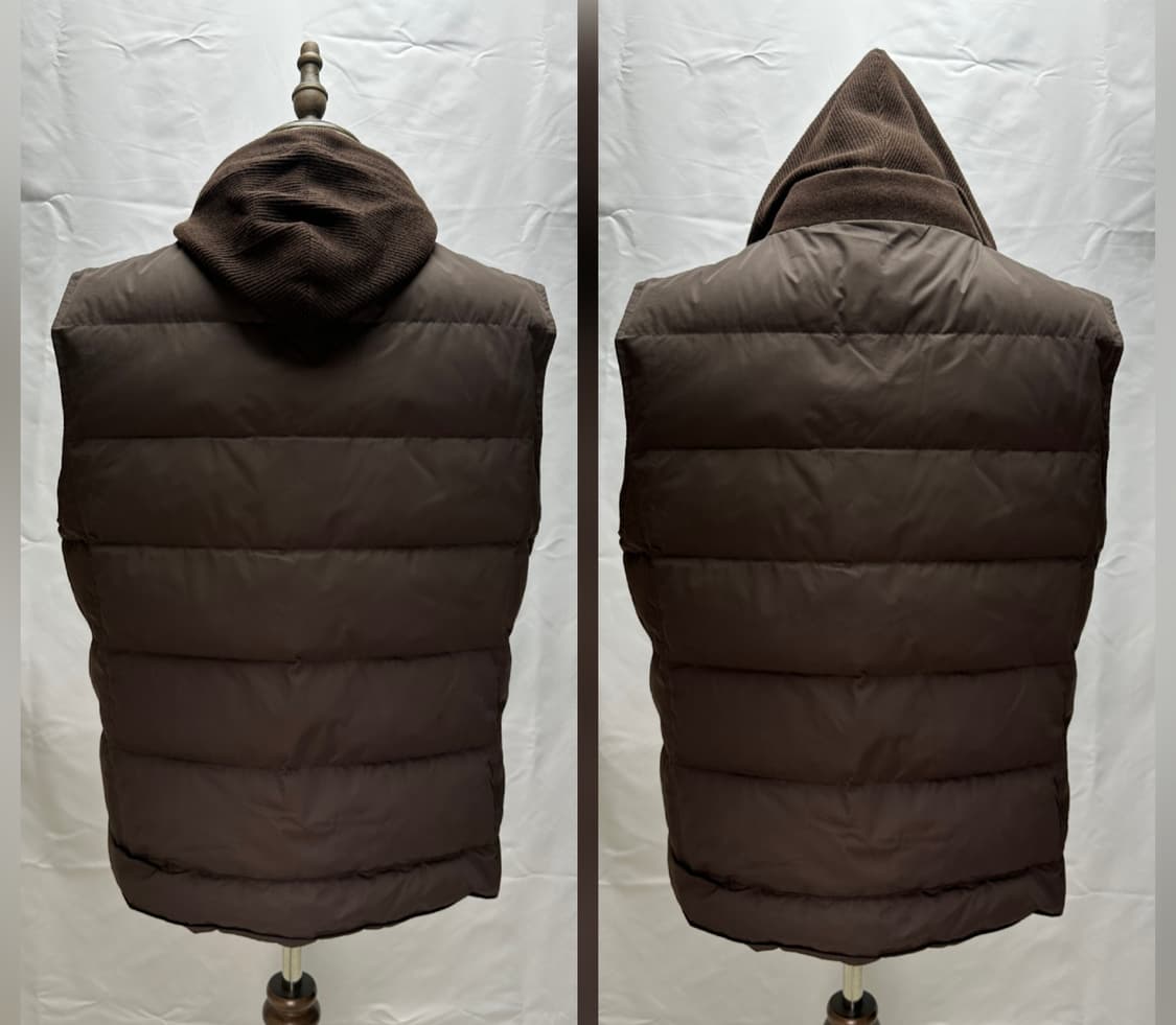 [정품인증] 브루넬로쿠치넬리 레이어드 구스다운 패딩 베스트 L(105) 상품이미지6