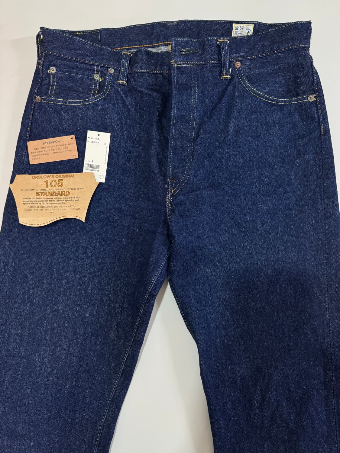 [4사이즈]오어슬로우 105 원워시(수선X) 상품이미지1