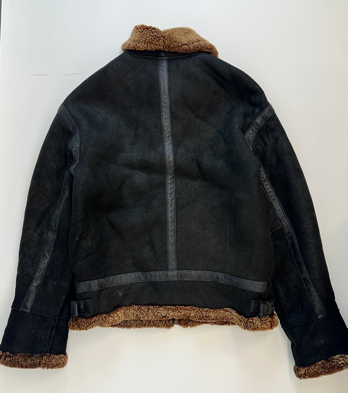 플레이 보이 올드스쿨 B-3 무스탕 자켓 상품이미지4