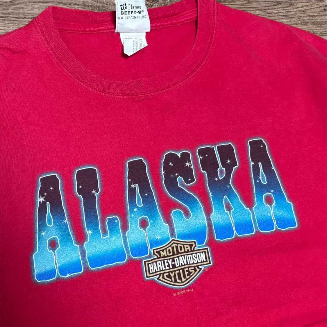 00s Harley Davidson ALASKA T-shirt 상품이미지2