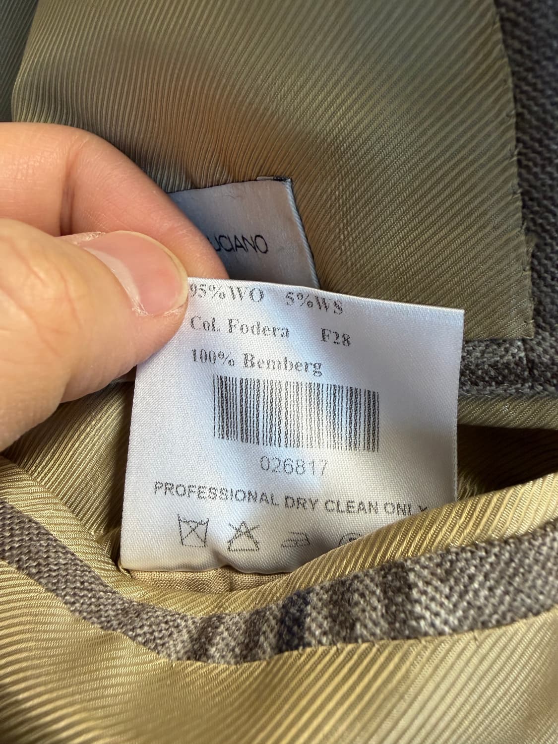 오라치오 루치아노 체크 자켓 48 상품이미지6